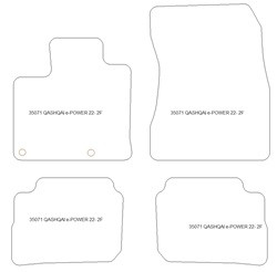 Alfombrillas para Nissan Qashqai III (J12) e-Power 07.2022- MTM Top