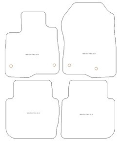 Alfombrillas para Honda CR-V V e:PHEV Plug-in Hybrid 2023- MTM Top