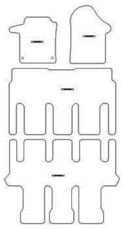 Alfombrillas para Mercedes Vito / eVito (electric) tourer 2014- MTM Top