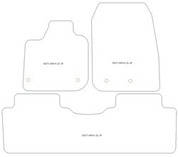 Alfombrillas para Nissan Ariya 09.2022- MTM Top