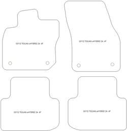 Alfombrillas para Volkswagen Tiguan III eHybrid 2024- MTM Top
