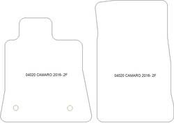 Alfombrillas para Chevrolet Camaro 2016- MTM Top