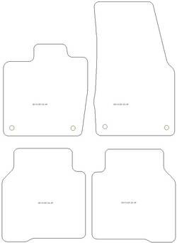 Alfombrillas para Volkswagen ID.7 Tourer 09.2023- MTM Top