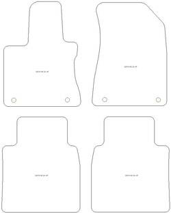 Alfombrillas para MG HS (tambien Plug-in Hybrid) 07.2024- MTM Top