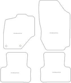 Alfombrillas para Peugeot 2008 II Hybrid 2024- MTM Top