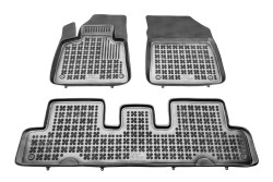 Alfombrillas para Citroen C4 Grand Picasso II / C4 SpaceTourer 7 asientos 09.2013-06.2022 MTM 3D goma