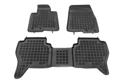 Alfombrillas para Mitsubishi Pajero III long 2000-03.2007 MTM 3D goma