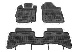 Alfombrillas para Toyota Yaris III Hybrid 2014-08.2020 MTM 3D goma