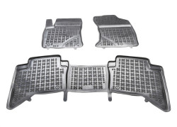 Alfombrillas para Toyota Hilux 4 puertas 2016- MTM 3D goma